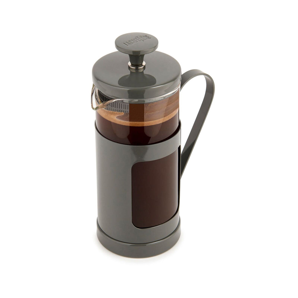 La Cafetiere Monaco 3-Cup 350ml SS/Glass French Press (Cool Grey)