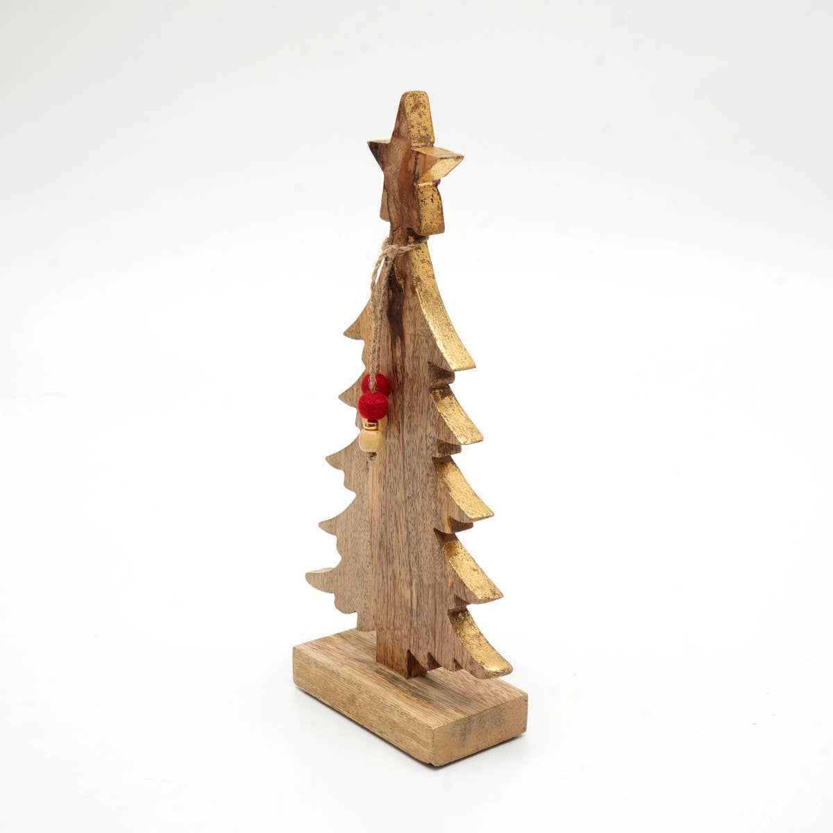 Wooden Table Top Christmas Conifer Tree