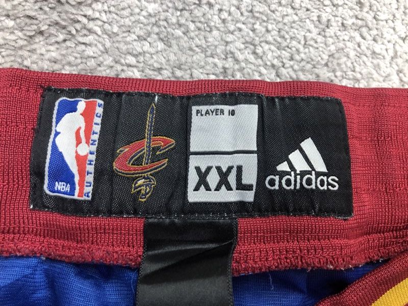 Adidas NBA Shorts Mens XX Large Blue Red Football Activewear Running Sports Logo