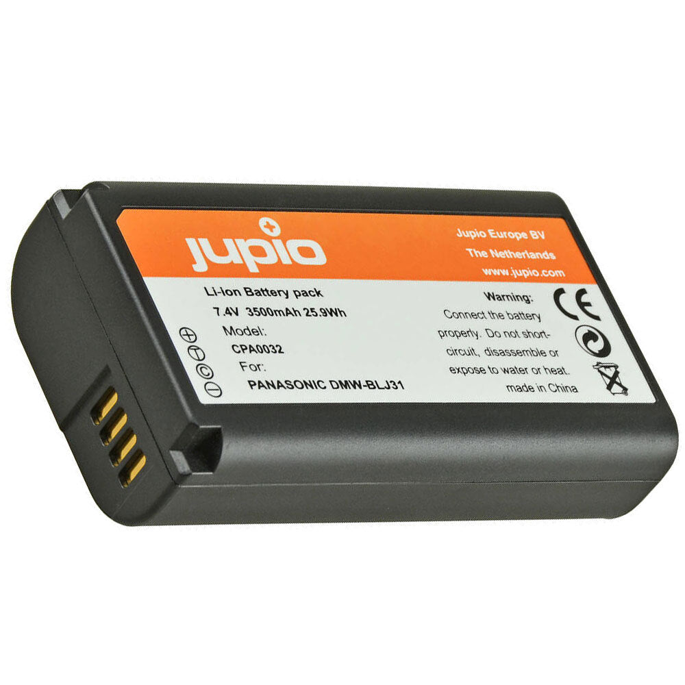 Jupio Li-Ion 7.4V 3500mAh Rechargeable Battery For Panasonic DMW-BLJ13E Cam