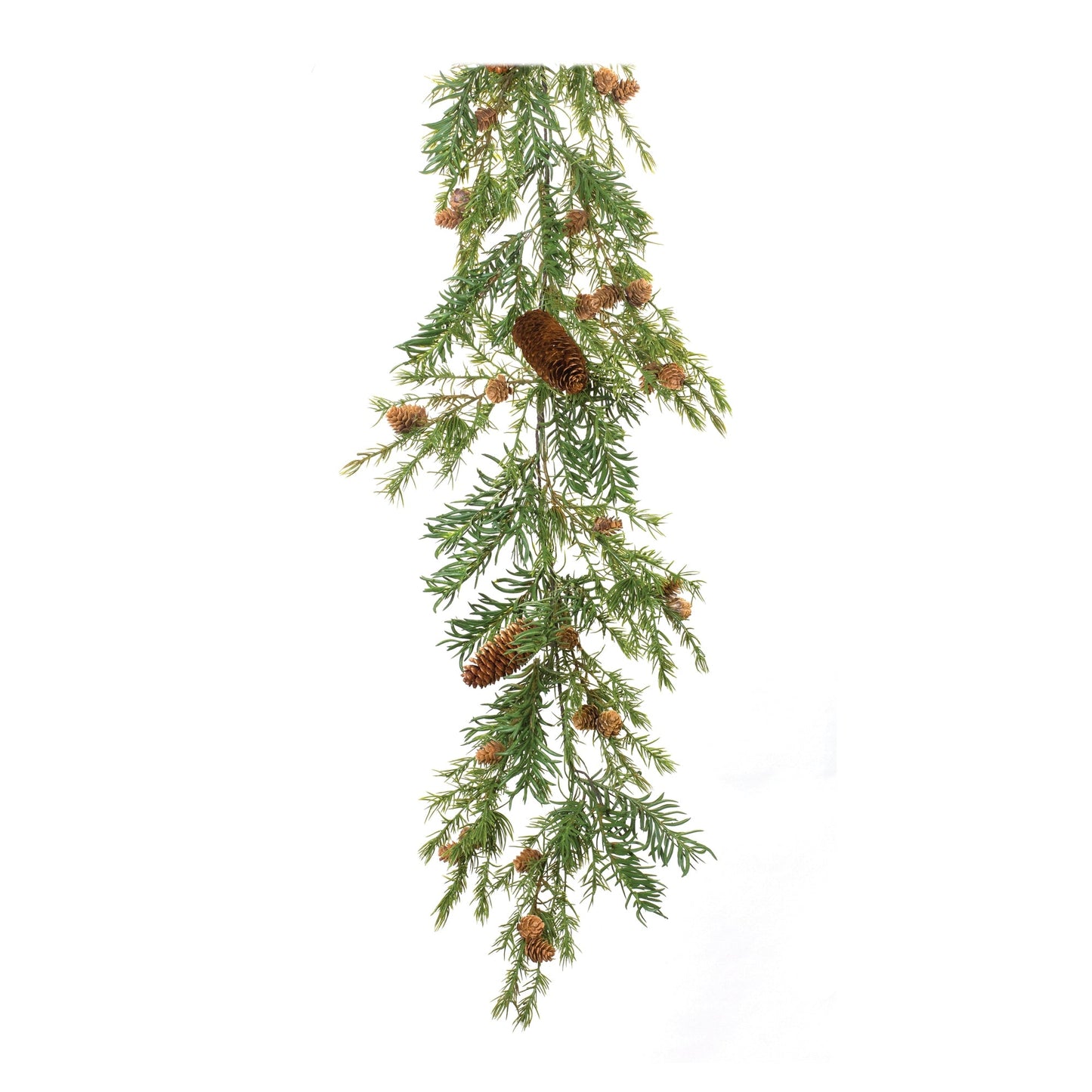 Pine Garland with Pinecones, Set of 2