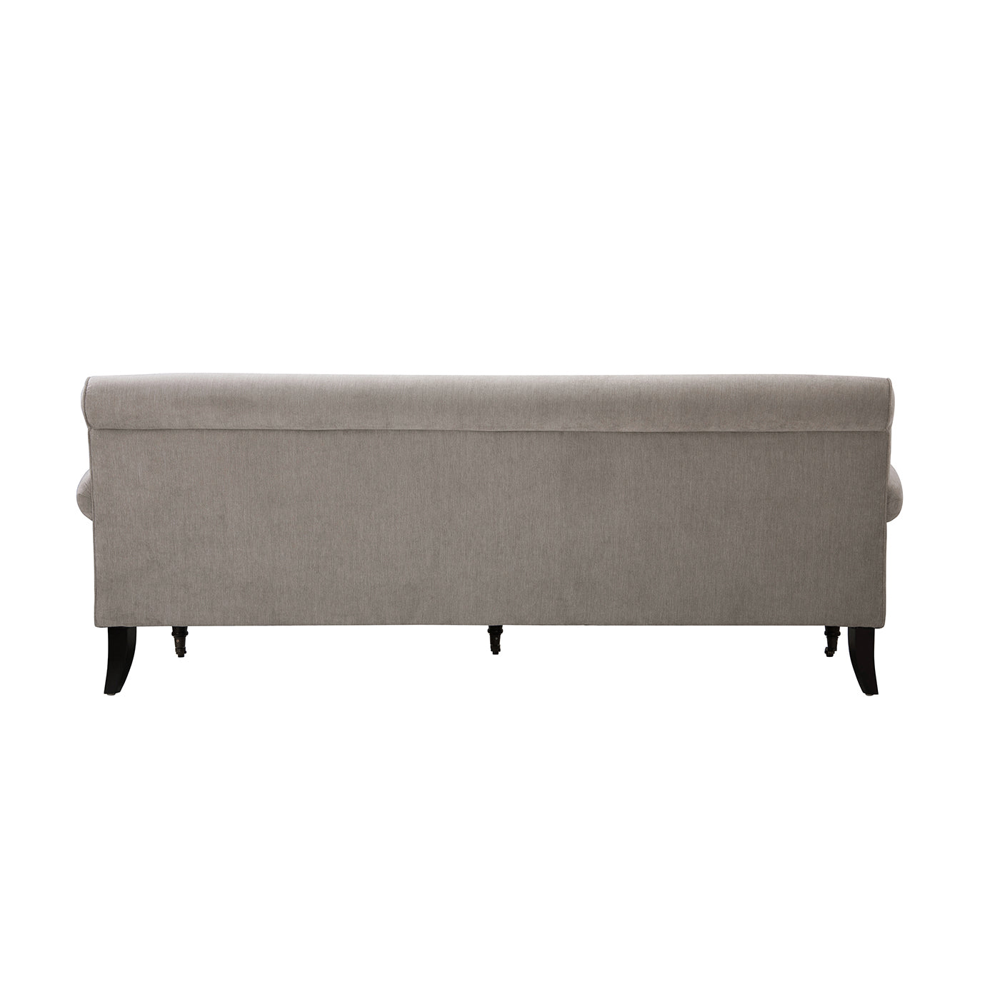 Creations Upholstered Sofa with Metal Casters and 3 Cushions Tightback