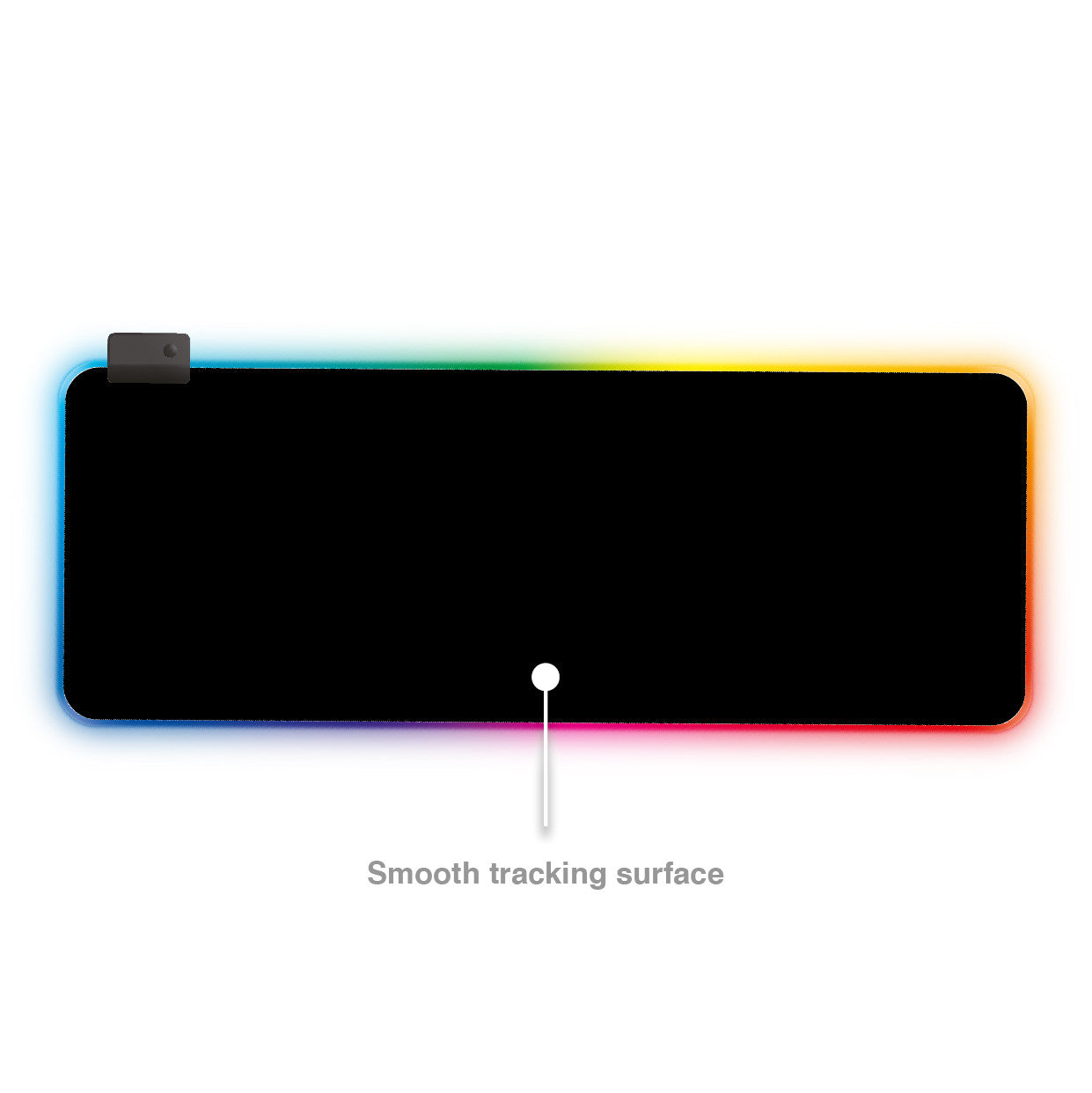 Laser Gaming X-Large LED Gaming Pad (Black)