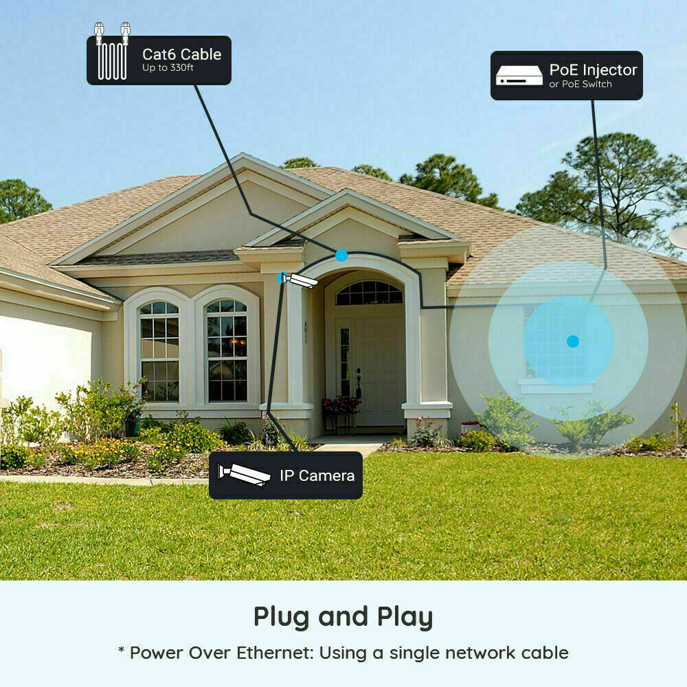 Reolink 5MP PoE IP Outdoor Security Camera for Home RLC-520A