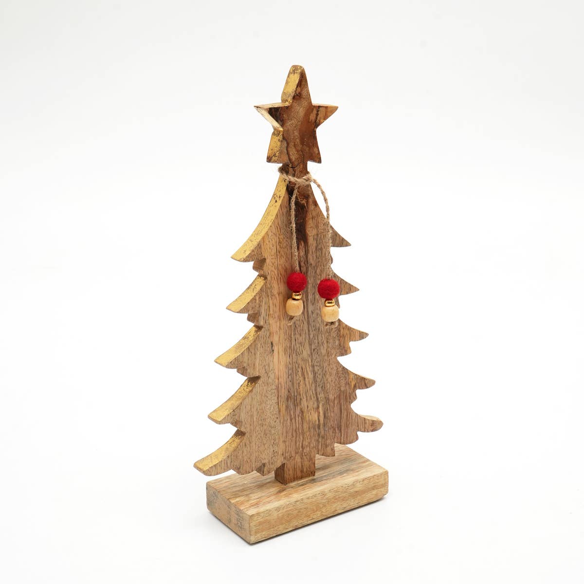 Wooden Table Top Christmas Conifer Tree