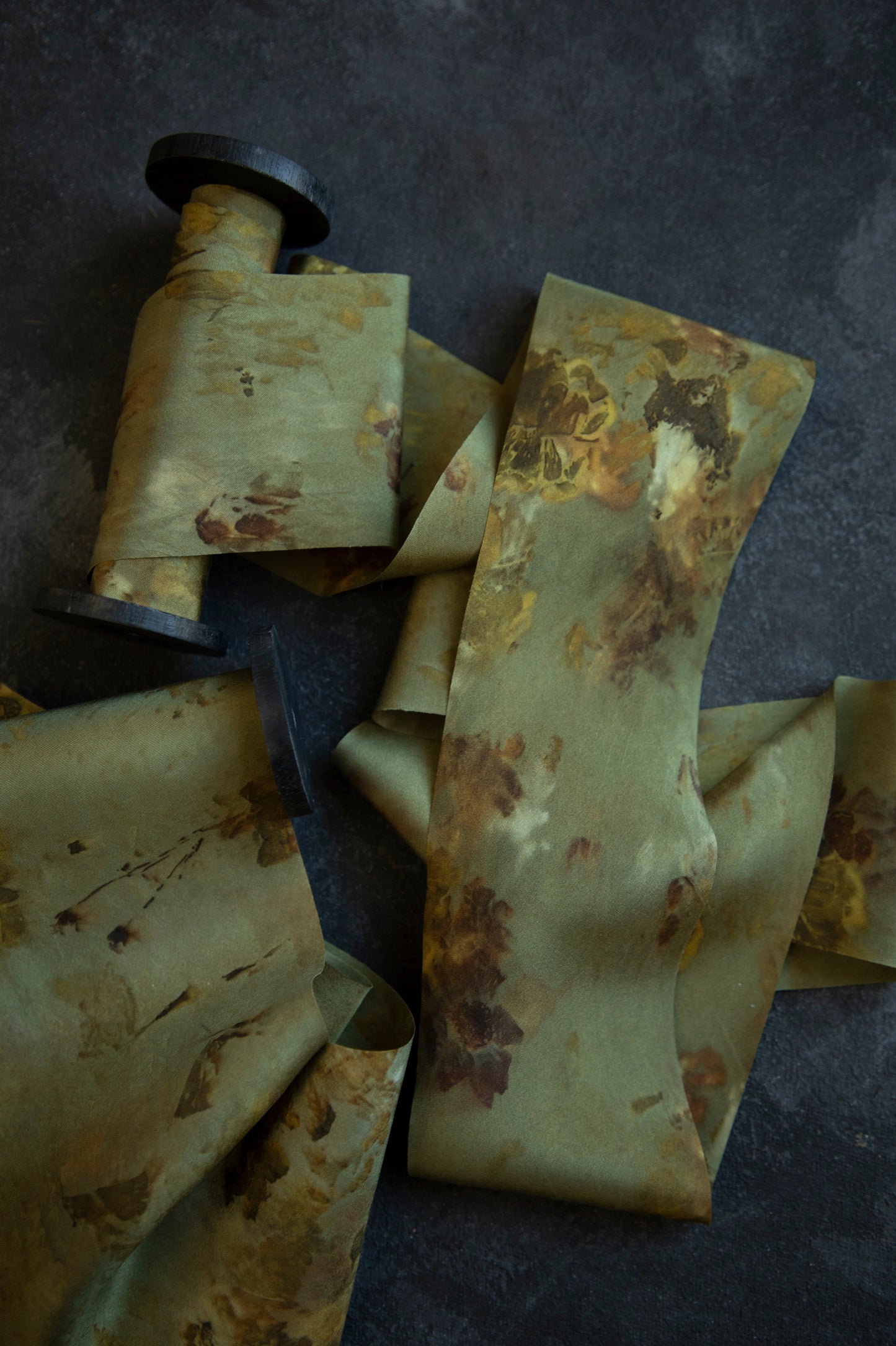 LIMITED EDITION | Original Eco-Print No. 122 Silk Ribbon