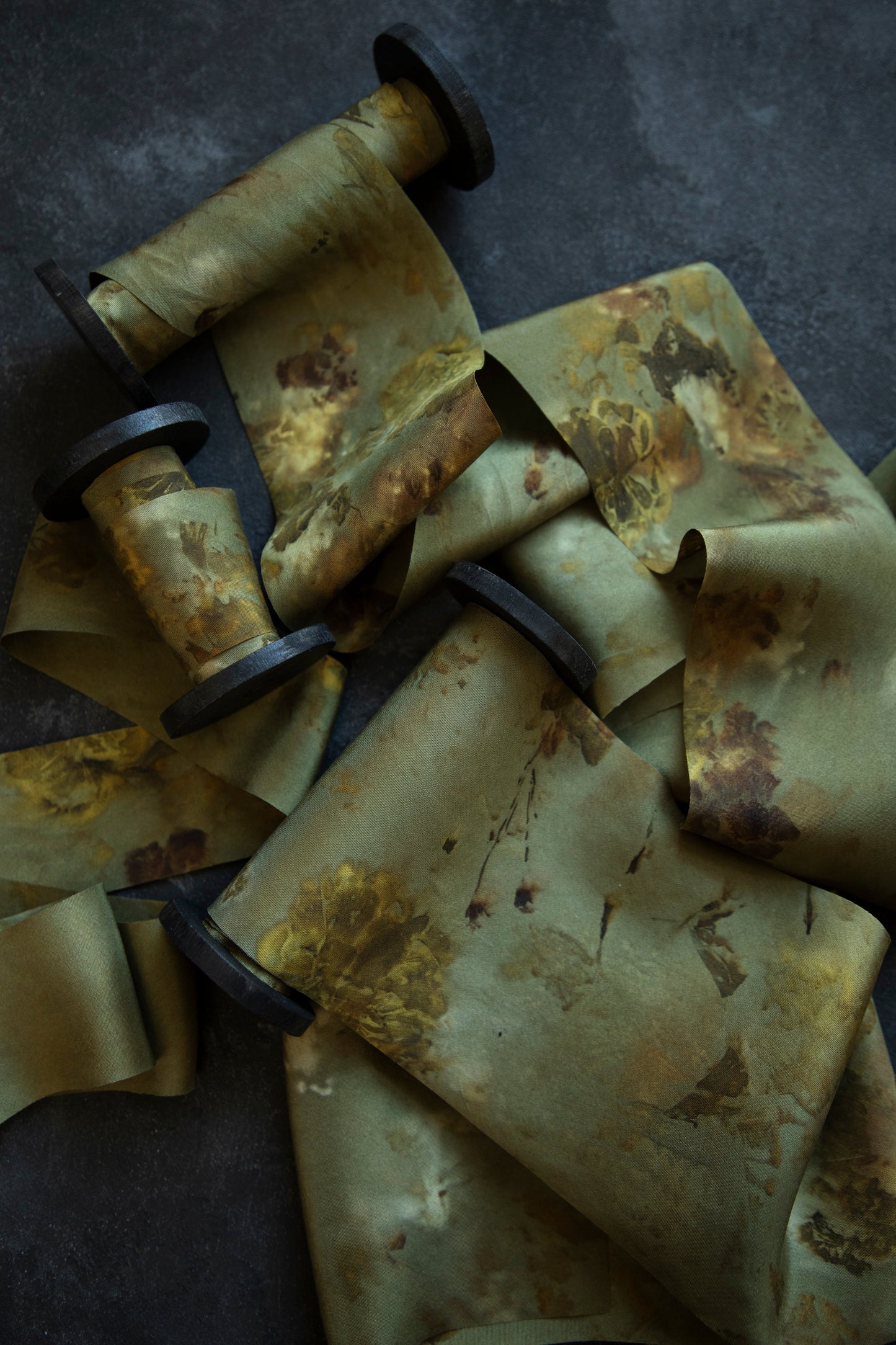 LIMITED EDITION | Original Eco-Print No. 122 Silk Ribbon