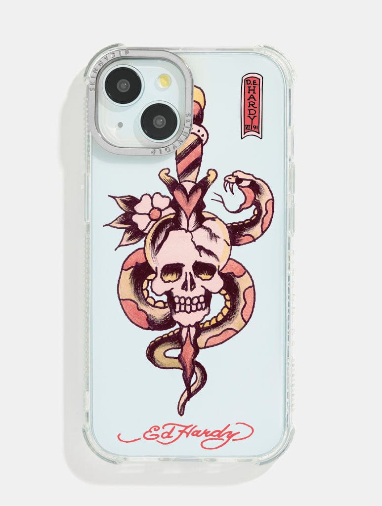Ed Hardy x Skinnydip Skull & Snake Shock iPhone Case