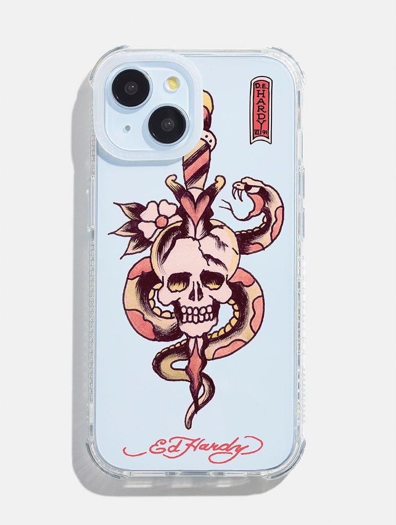 Ed Hardy x Skinnydip Skull & Snake Shock iPhone Case