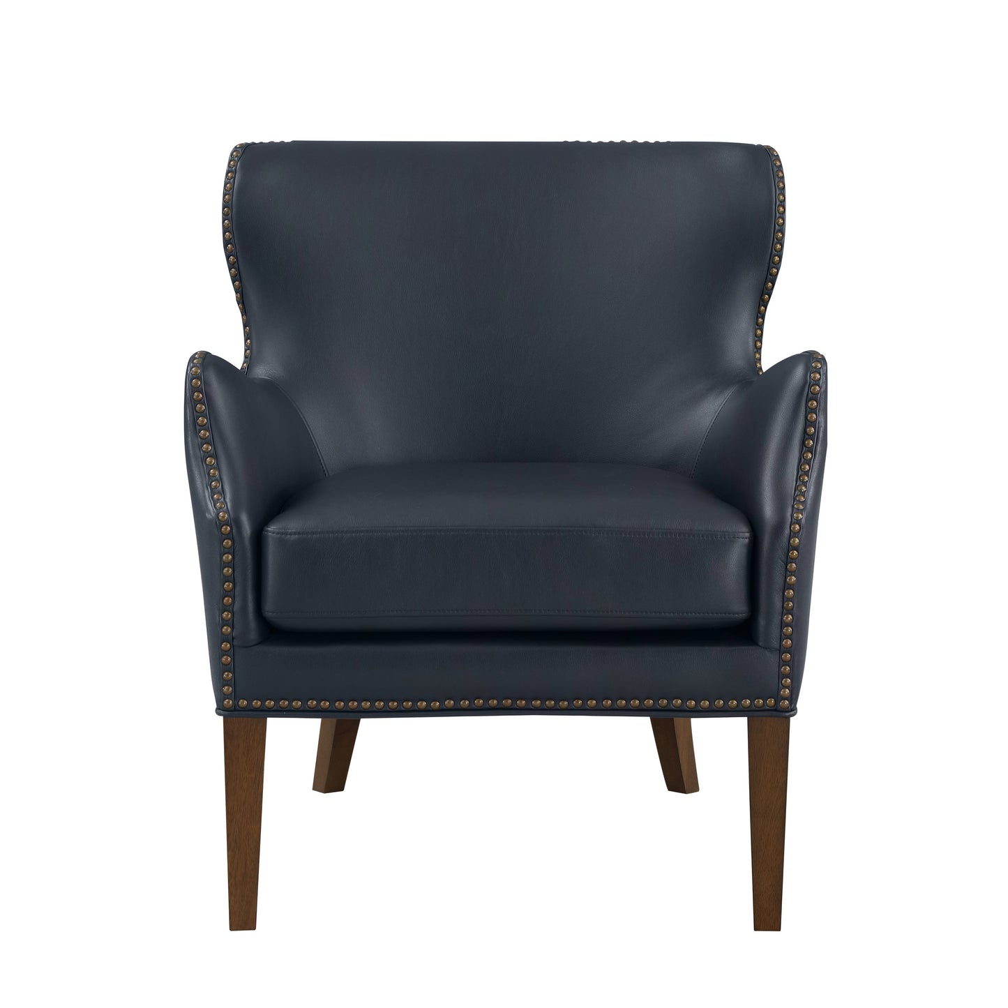 Erythrite Upholstered Accent Chair with Nailhead Trim and Removable Cushion