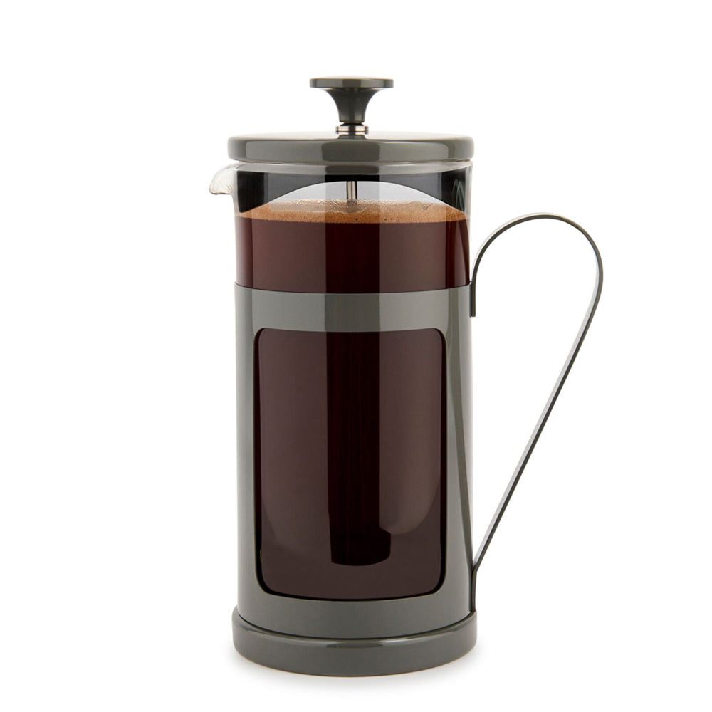 La Cafetiere Monaco 8-Cup 1L Stainless Steel/Glass French Press (Cool Grey)