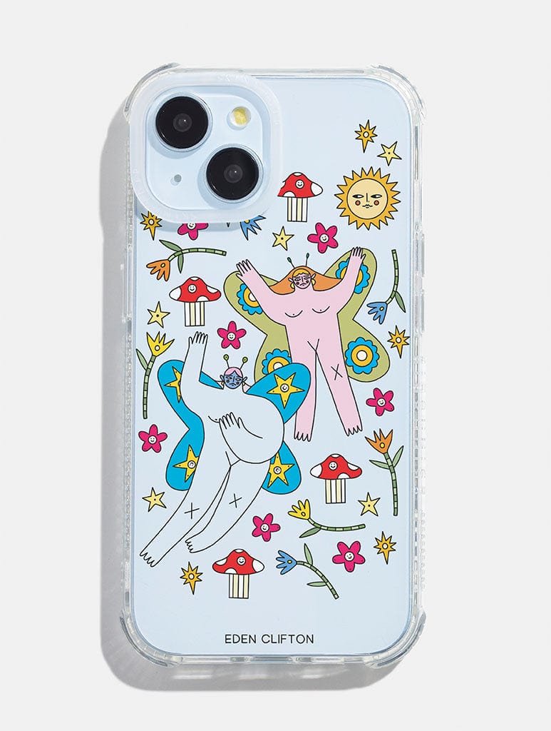 Eden Clifton x Skinnydip Flower Fairies Shock iPhone Case