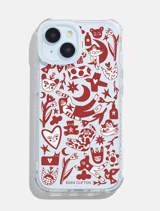 Eden Clifton x Skinnydip Forrest Friends Shock iPhone Case
