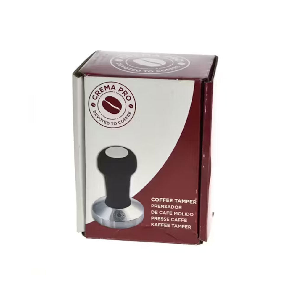 Crema Pro Coffee Tamper With Storage Bag 58mm (Black)