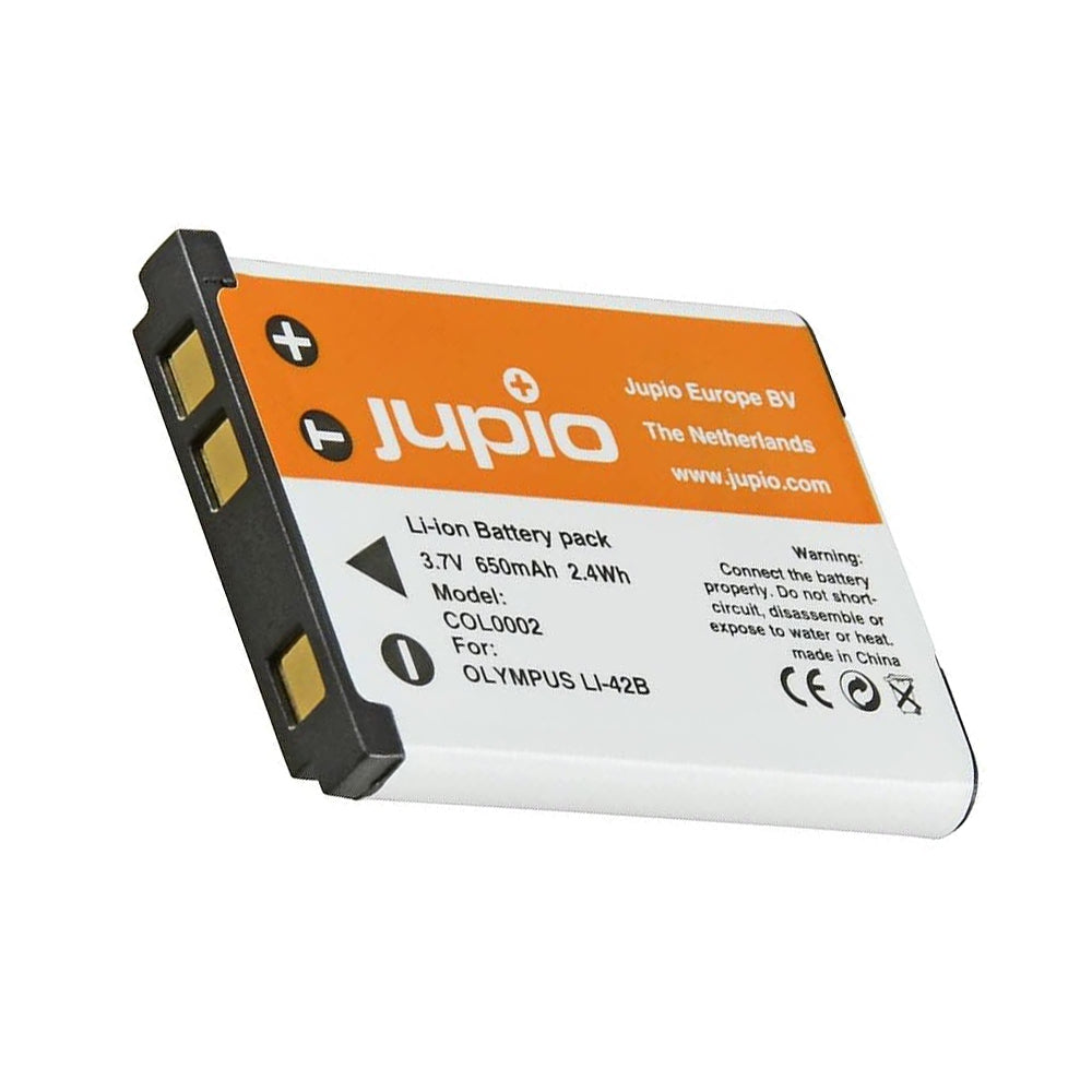 Jupio Li-Ion 3.7V 650mAh Rechargeable Battery For Olympus Li-40B/Li-42B Cam