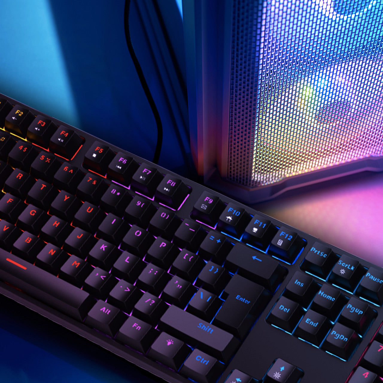 Laser Gaming LED Full Size Mechanical Wired Keyboard