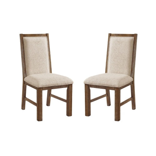 Upholstered Dining Chair with Seat Cushions and High Back