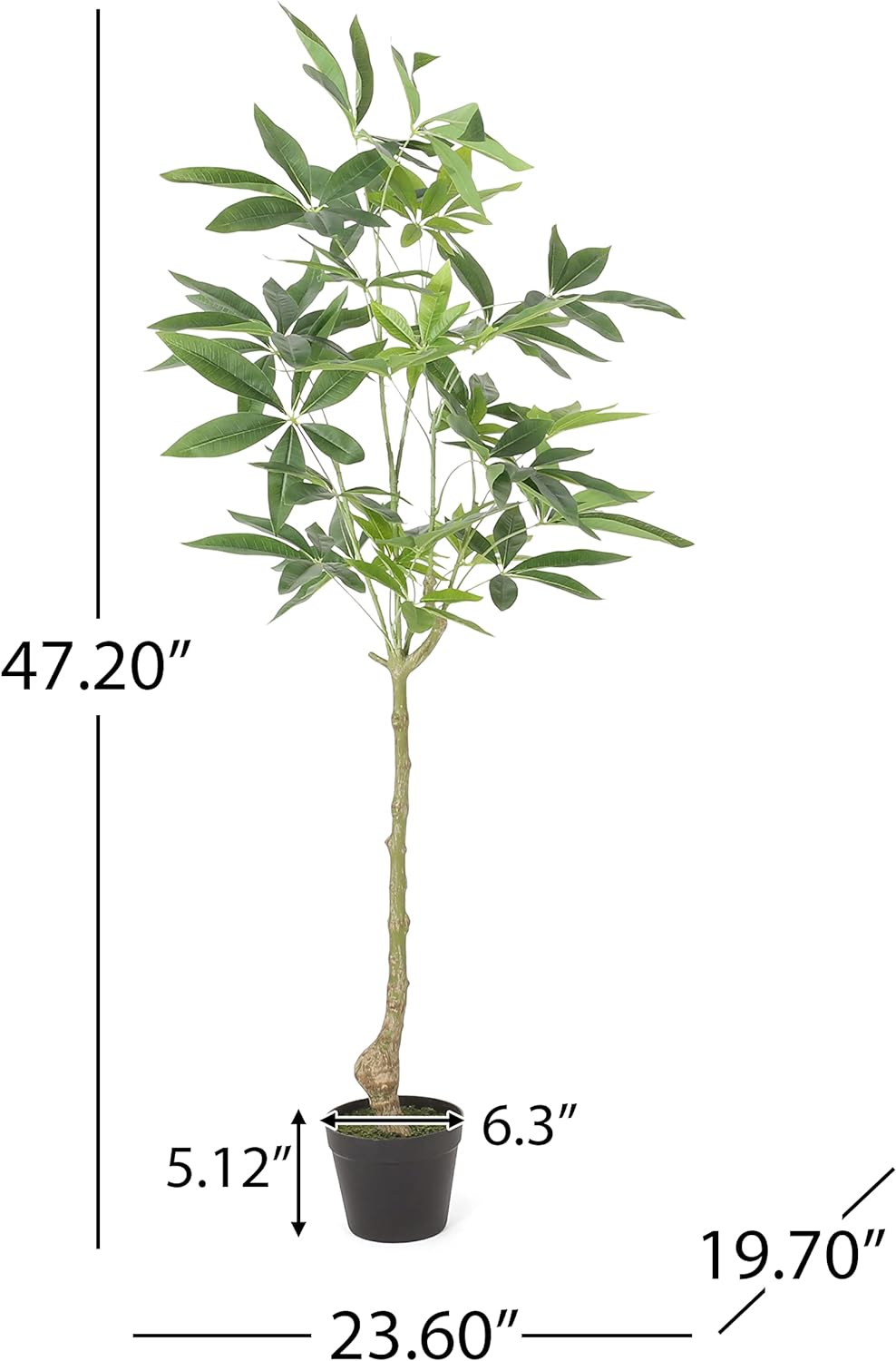 Warmness Artificial Pachira Macrocarpa