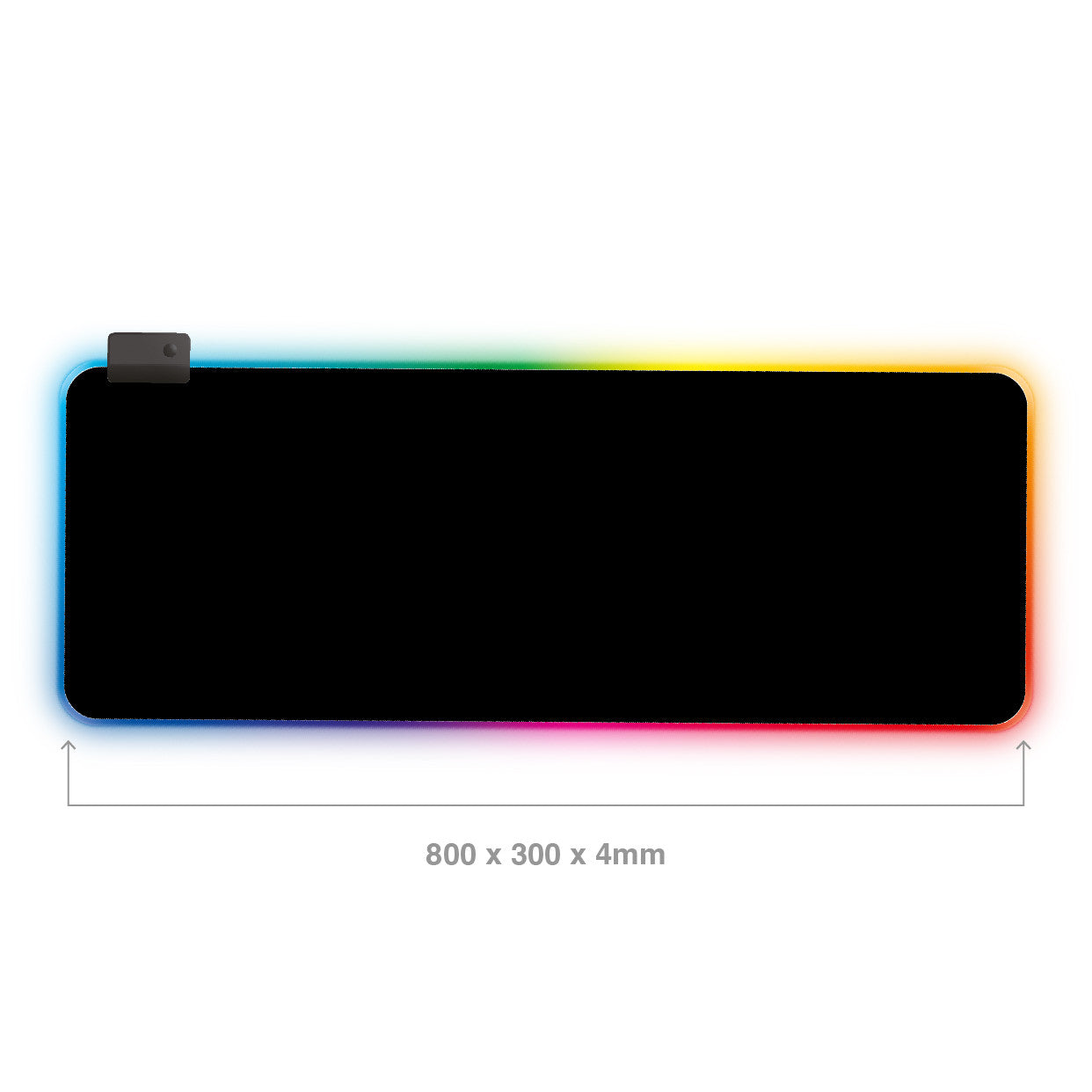 Laser Gaming X-Large LED Gaming Pad (Black)