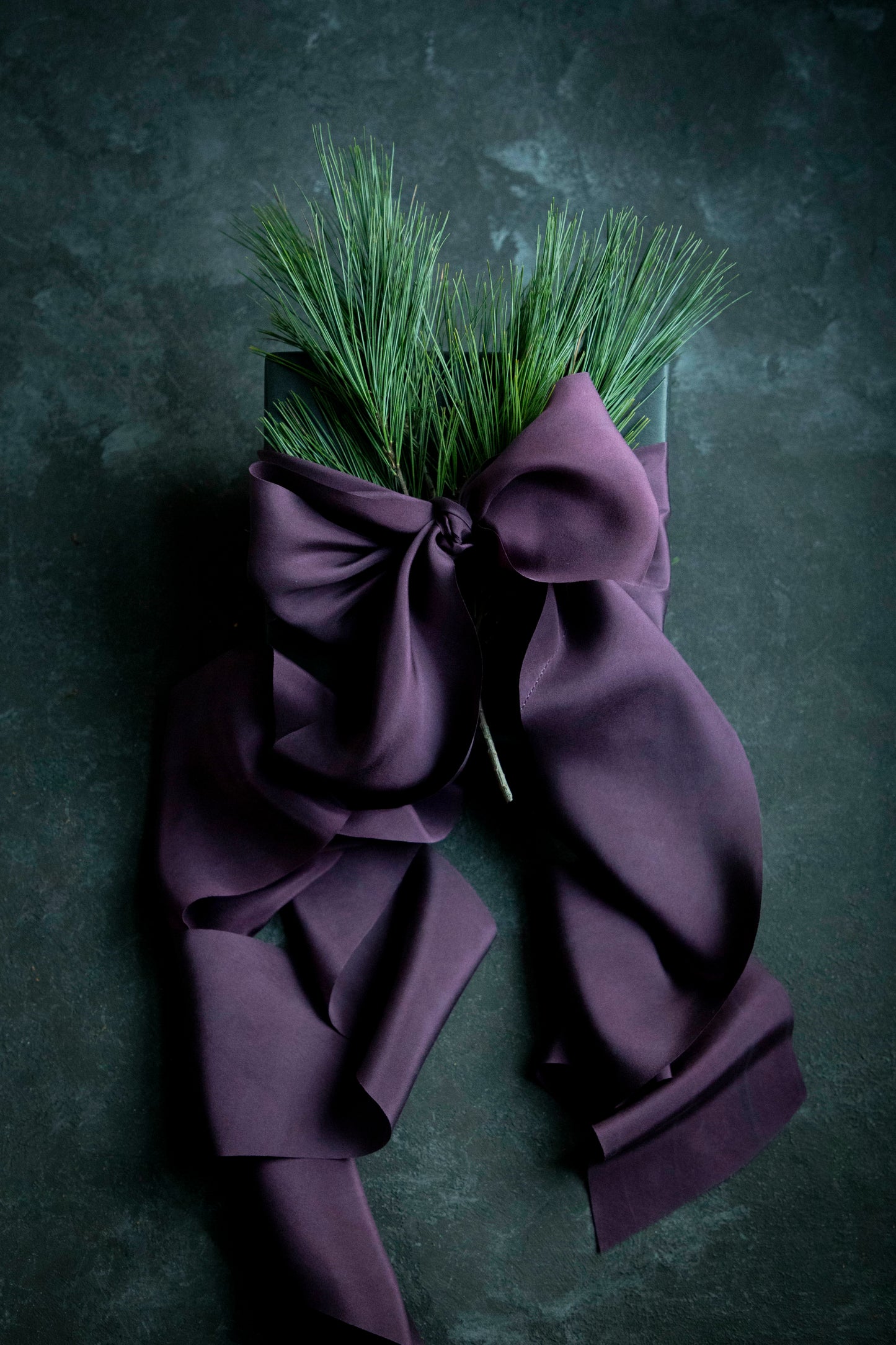 Eggplant Silk Ribbon