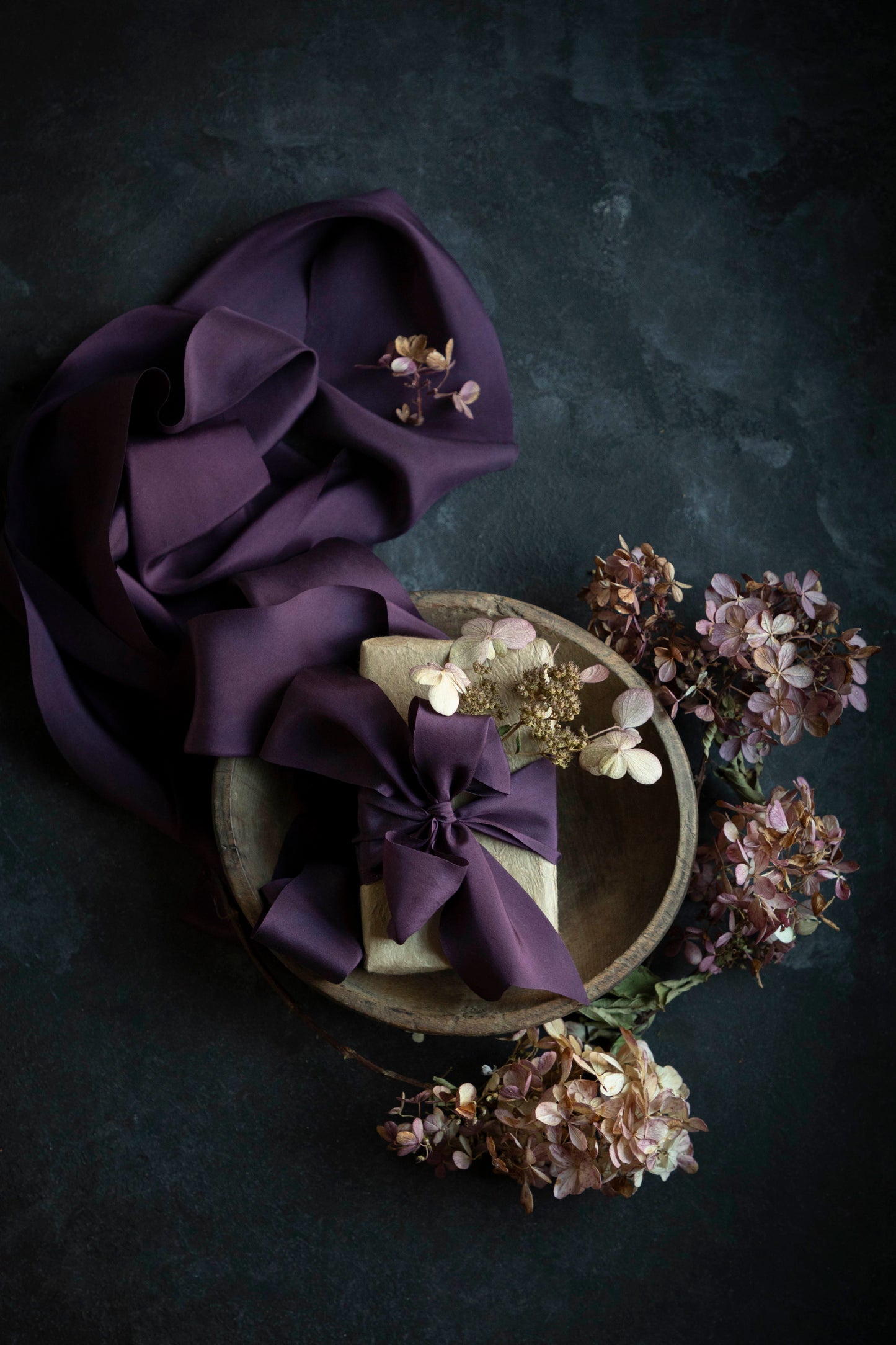 Eggplant Silk Ribbon