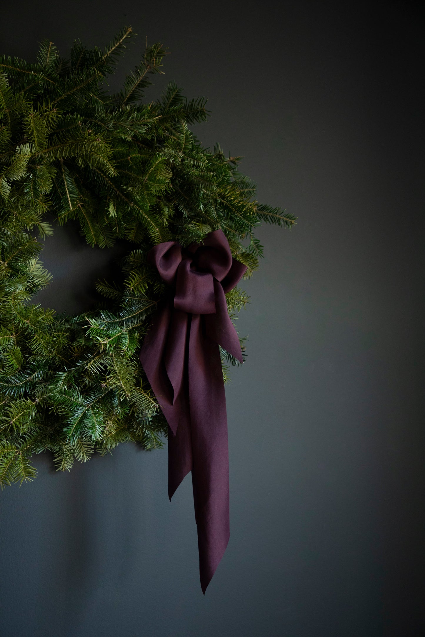Eggplant Silk Ribbon