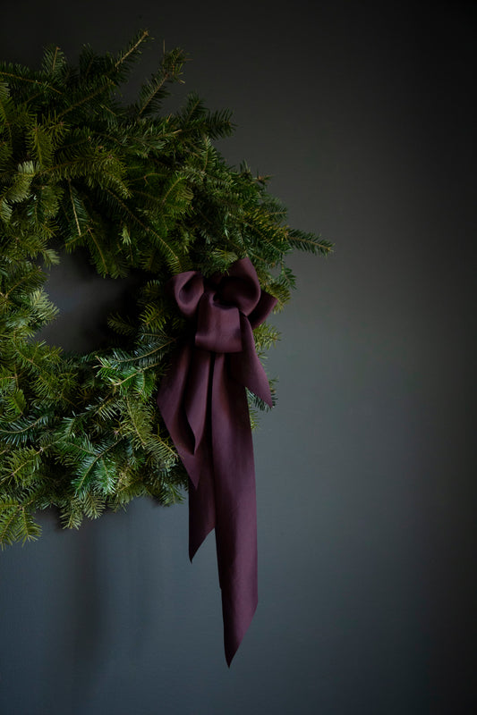 Eggplant Silk Ribbon
