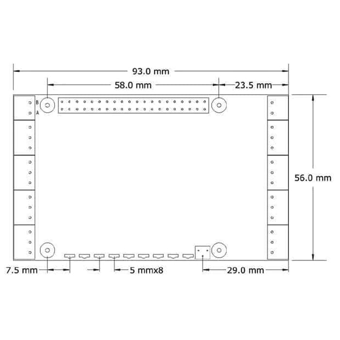 Eight Thermocouples DAQ 8-Layer Stackable HAT for Raspberry Pi