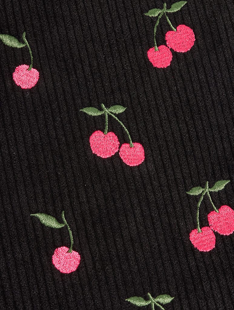 Embroidered Cherry Laptop Case