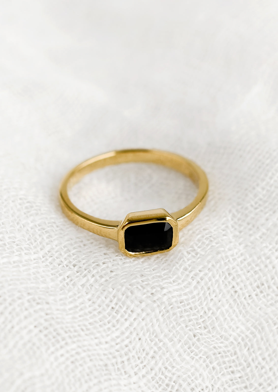 Emerald Cut Signet Ring