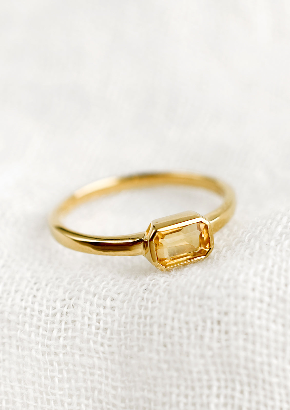 Emerald Cut Signet Ring