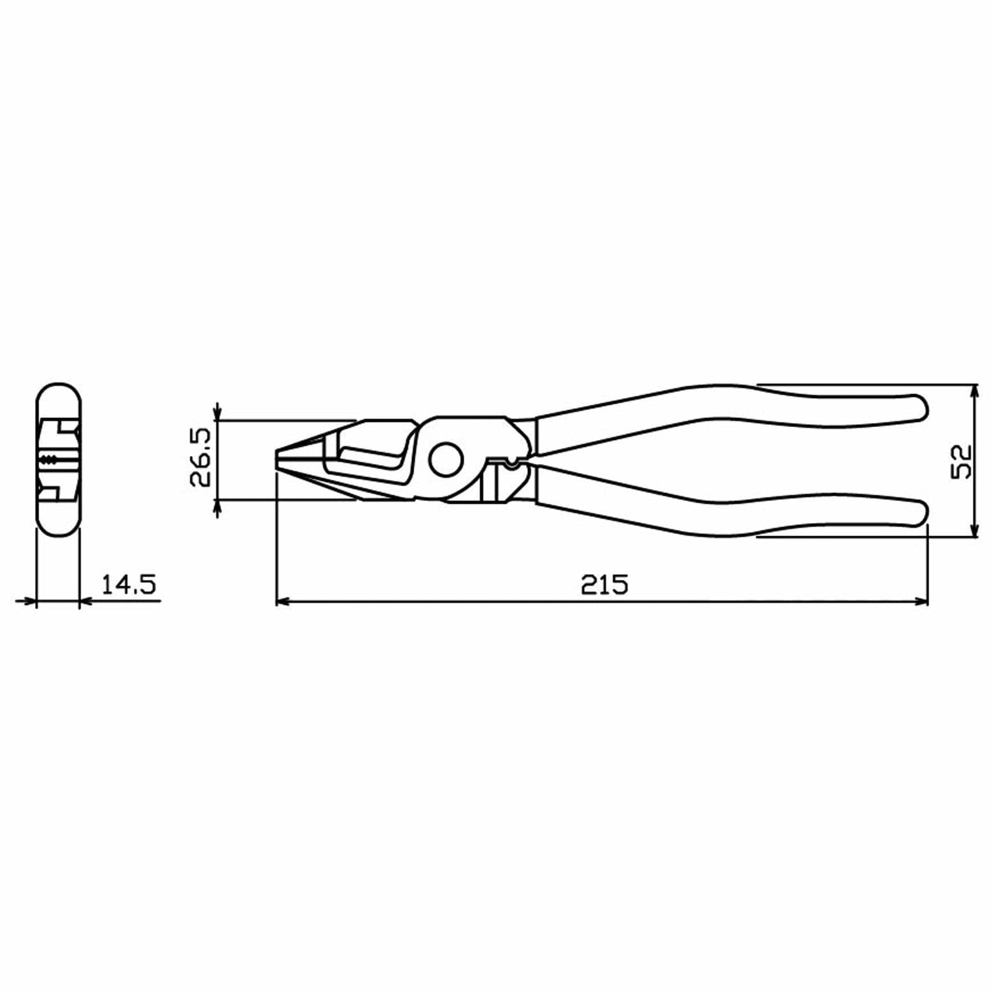 Engineer PZ-79 Screw Removal Pliers with Cable Shear Jaws