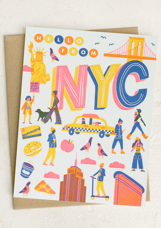Hello From NYC Card