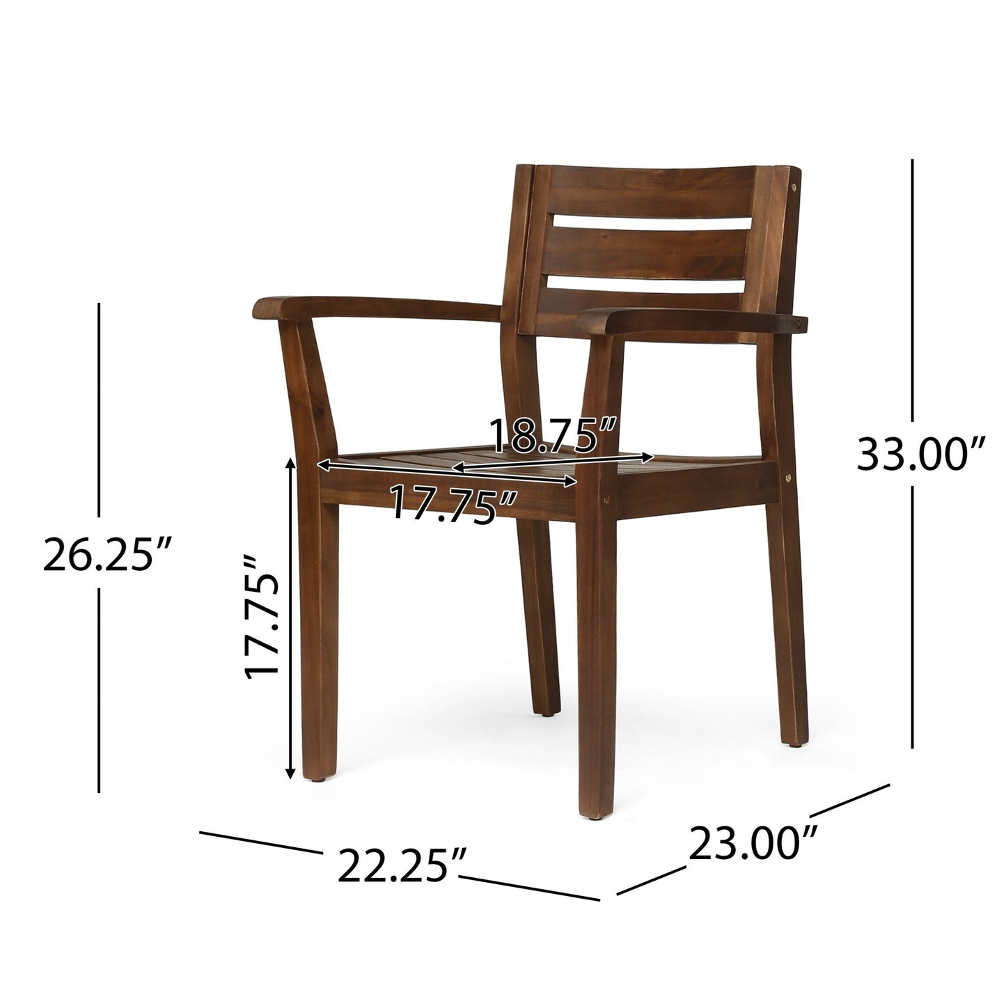 Epoch Dining Chair with Ladder Design