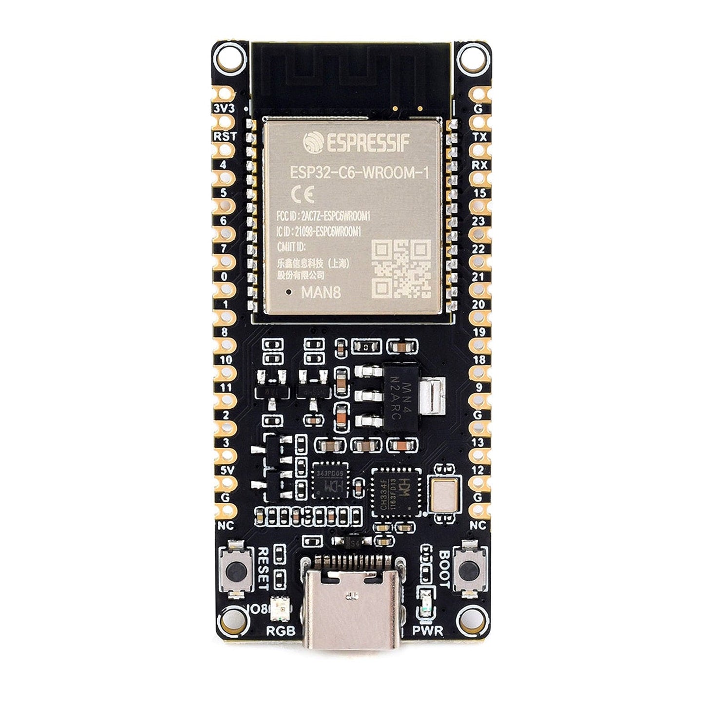 ESP32-C6 Microcontroller Development Board