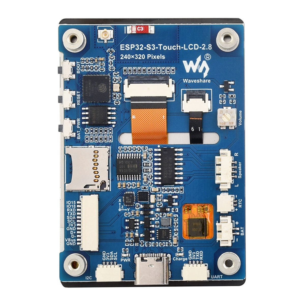 ESP32-S3 Development Board with 2.8" IPS Capacitive Touch Display (240x320)