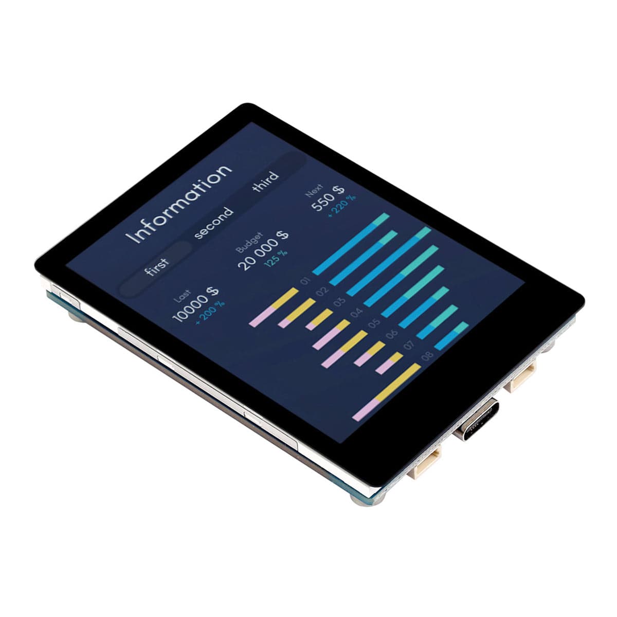 ESP32-S3 Development Board with 2.8" IPS Capacitive Touch Display (240x320)