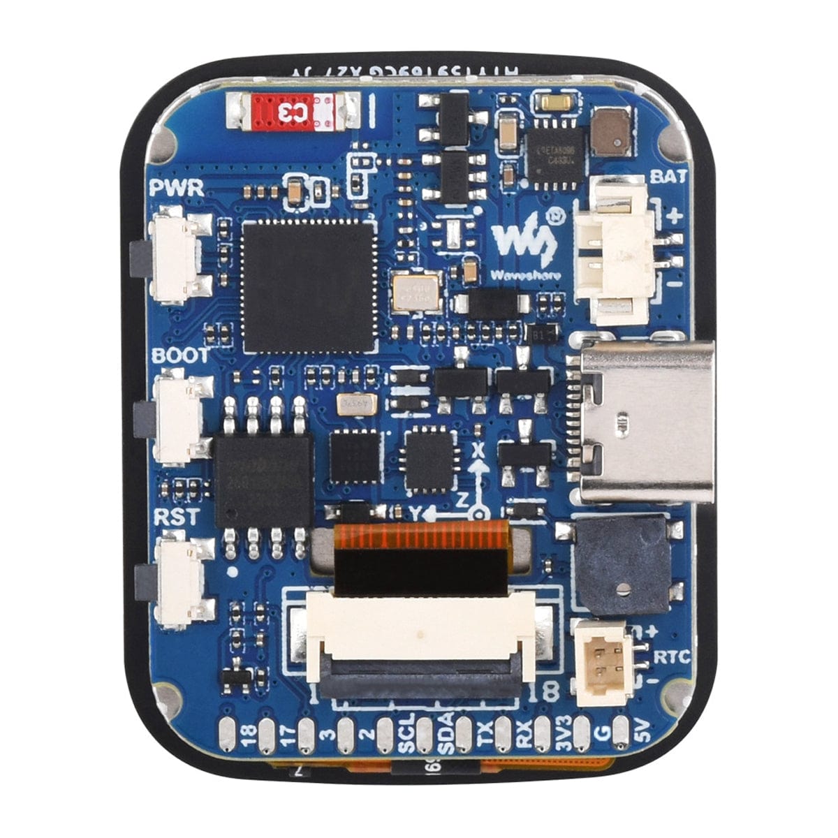 ESP32-S3 Development Board with 1.69" IPS LCD Touch Display (240 x 280)