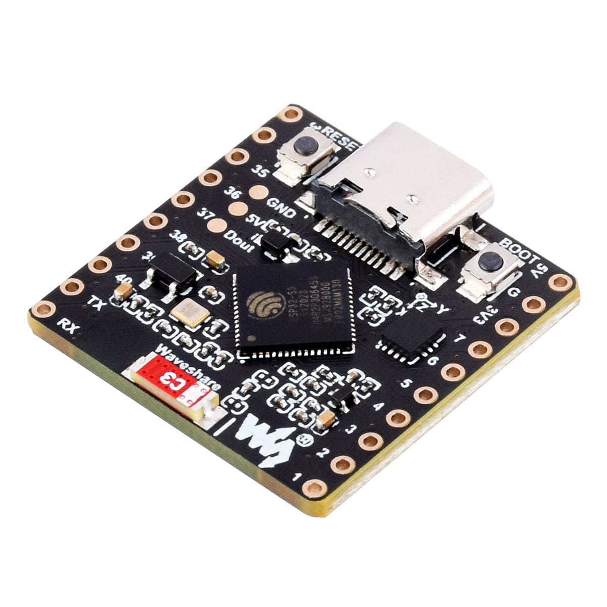 ESP32-S3 Development Board with 8 x 8 RGB LED Matrix