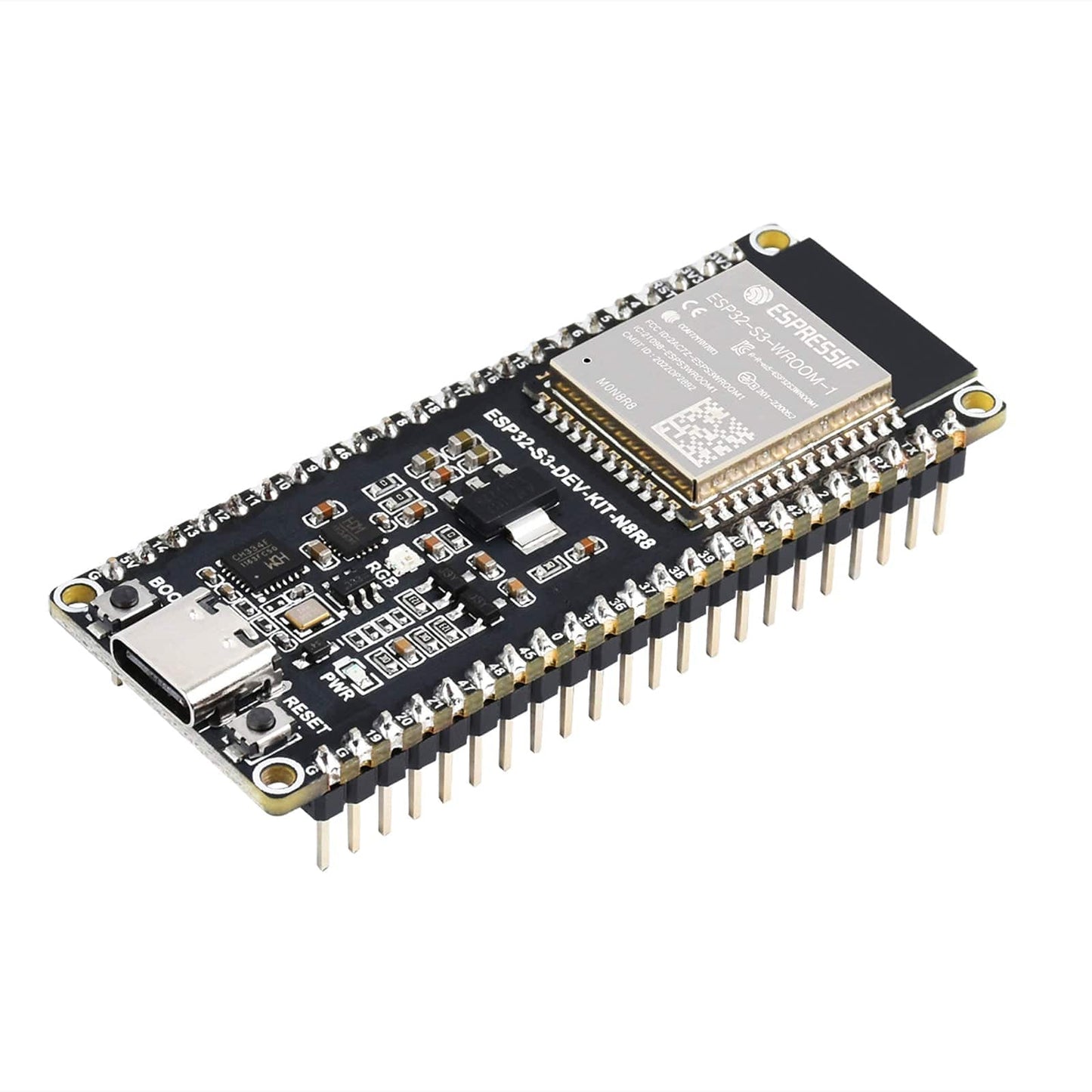 ESP32-S3 Microcontroller Development Board (With Headers)
