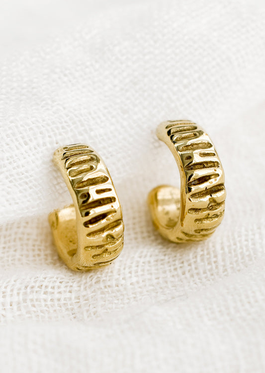 Artifact Hoop Earrings