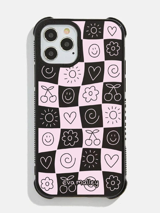 Eva Malley x Skinnydip Check Icon Shock iPhone Case