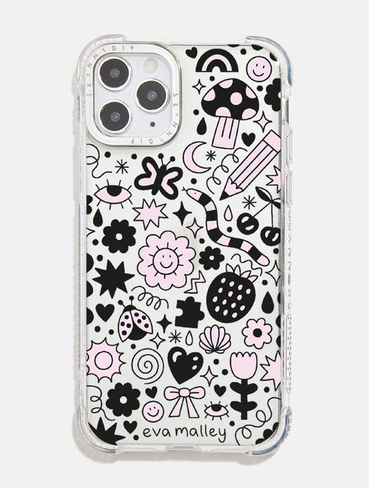 Eva Malley x Skinnydip Doodle Shock iPhone Case