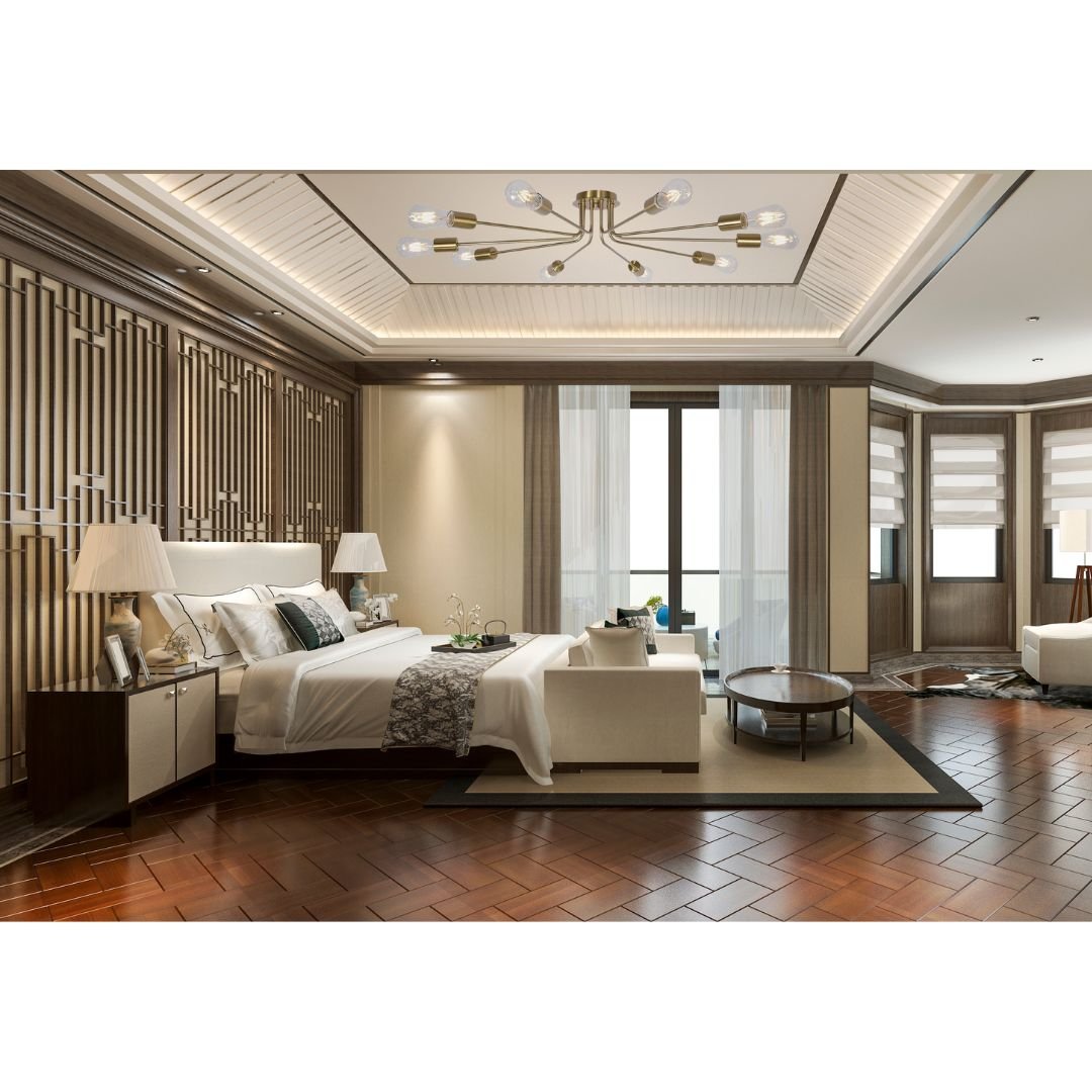 Everlasting 10-Light Semi-flush Mount Ceiling Light