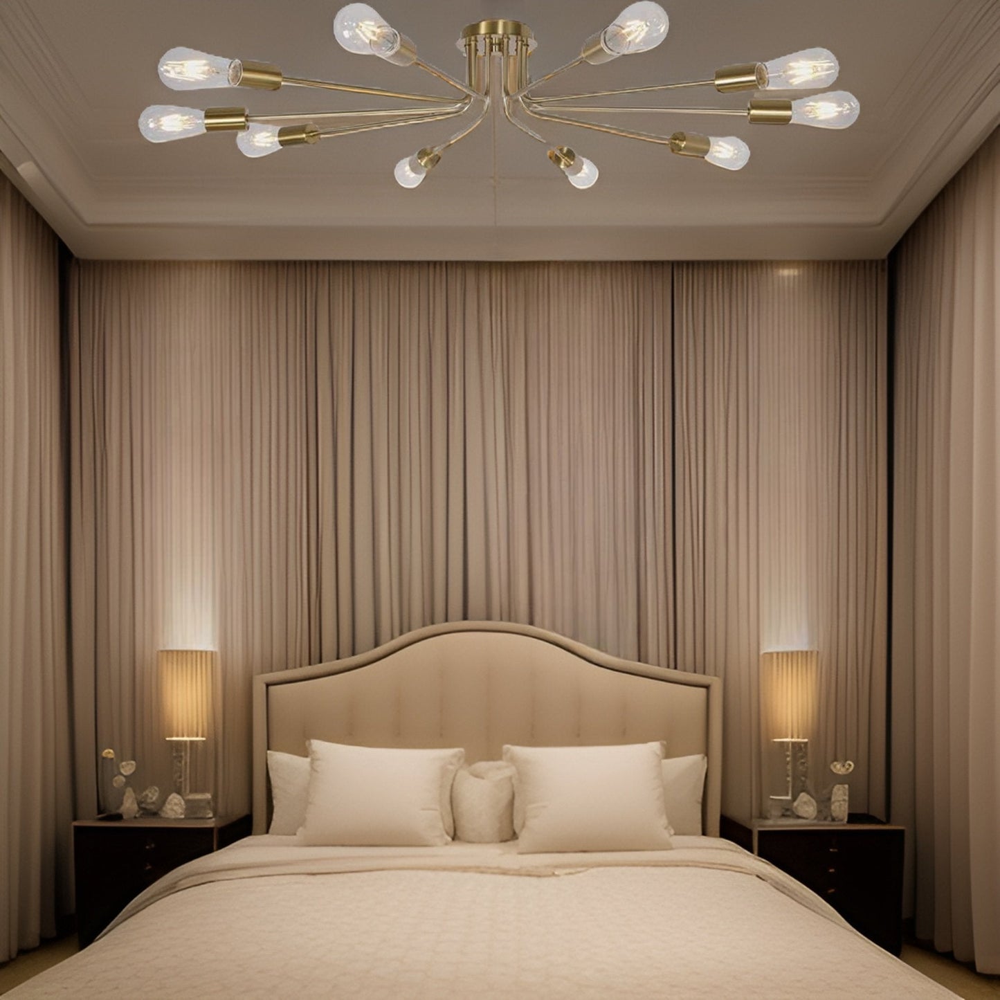Everlasting 10-Light Semi-flush Mount Ceiling Light