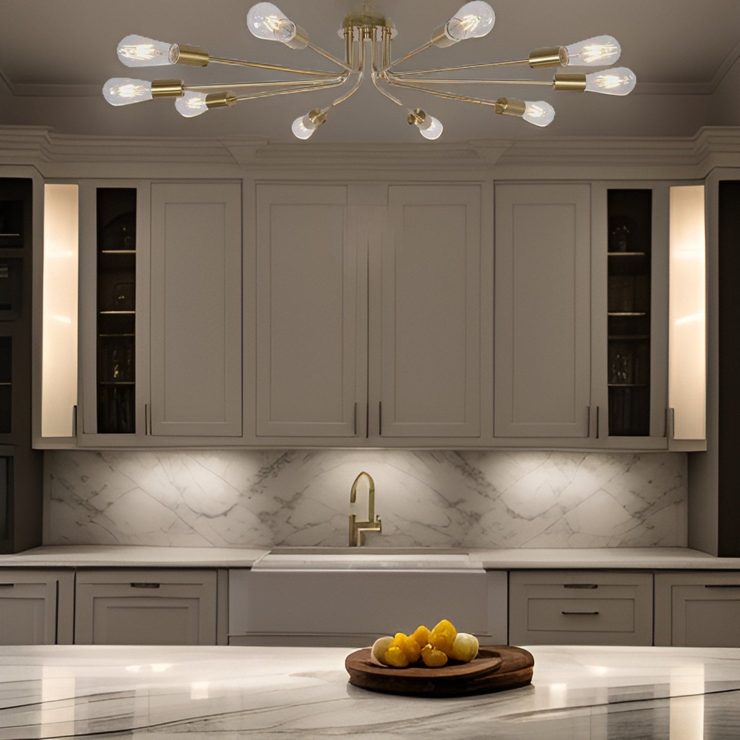 Everlasting 10-Light Semi-flush Mount Ceiling Light