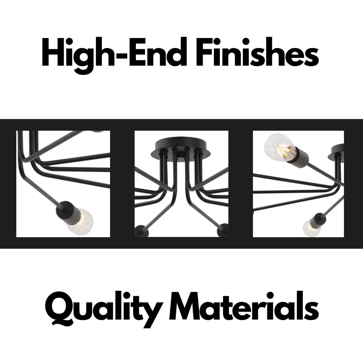 Everlasting 10-Light Semi-flush Mount Ceiling Light