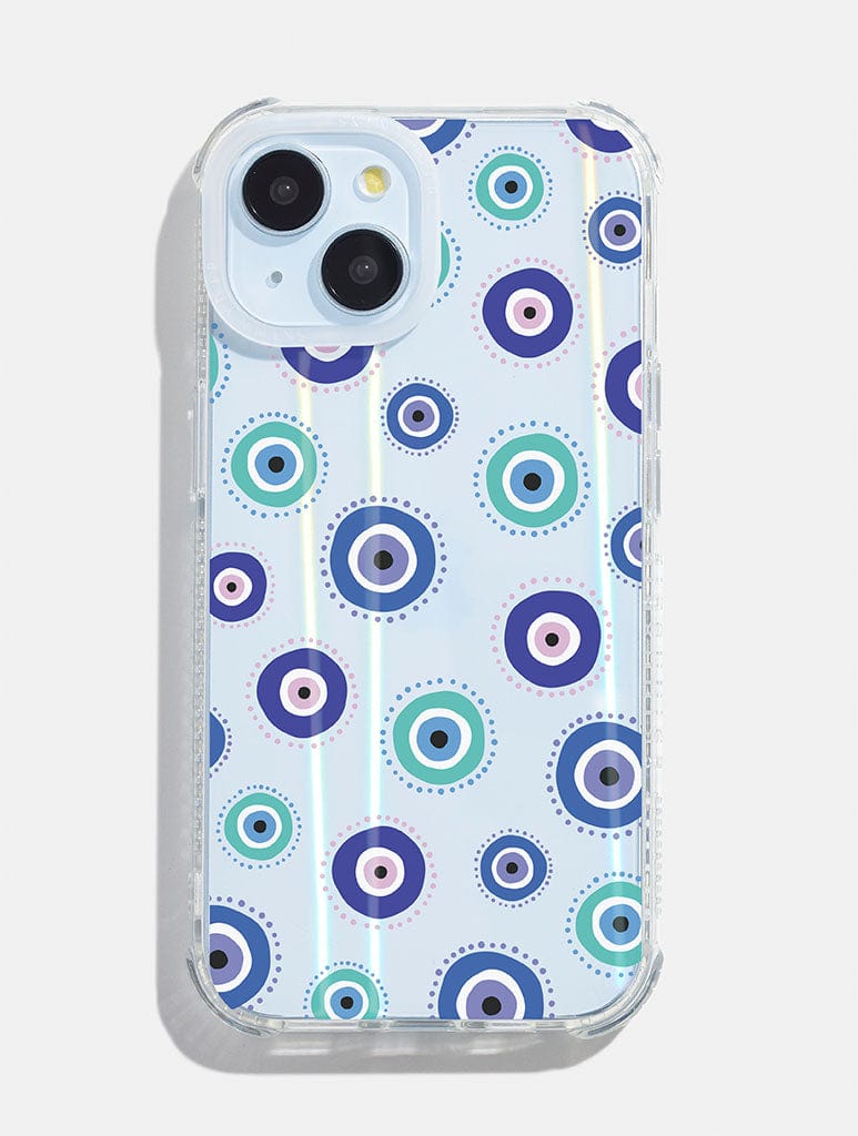 Evil Eye Holo Shock iPhone Case