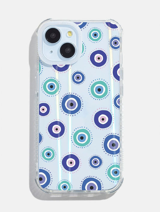 Evil Eye Holo Shock iPhone Case