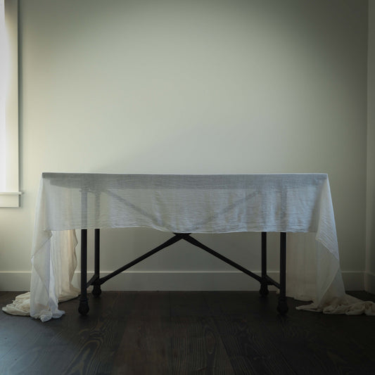 Antique White {Tight Weave Table Cover}